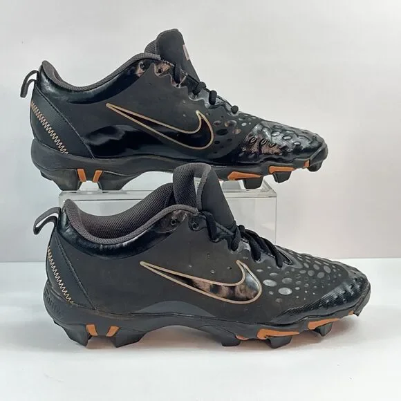 Nike Softball Cleats Molded Womens 10 HyperDiamond 2.5 Keystone Low AR0996-009 - Picture 2 of 10